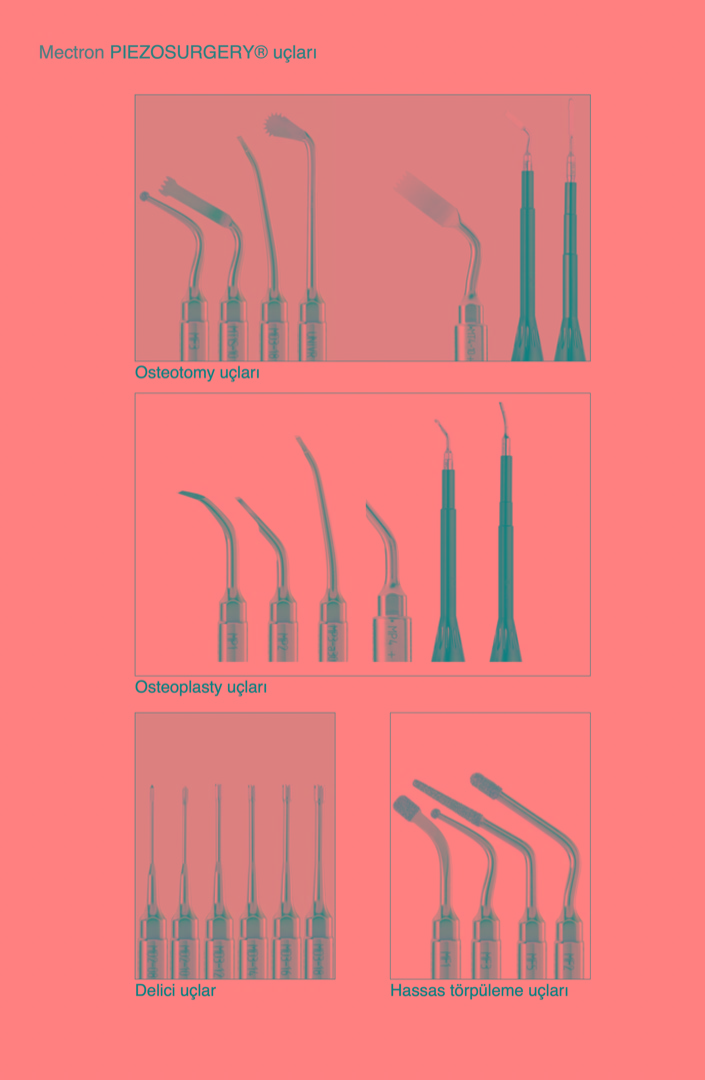 Mectron Piezosurgery® Cerrahi Uçlar
